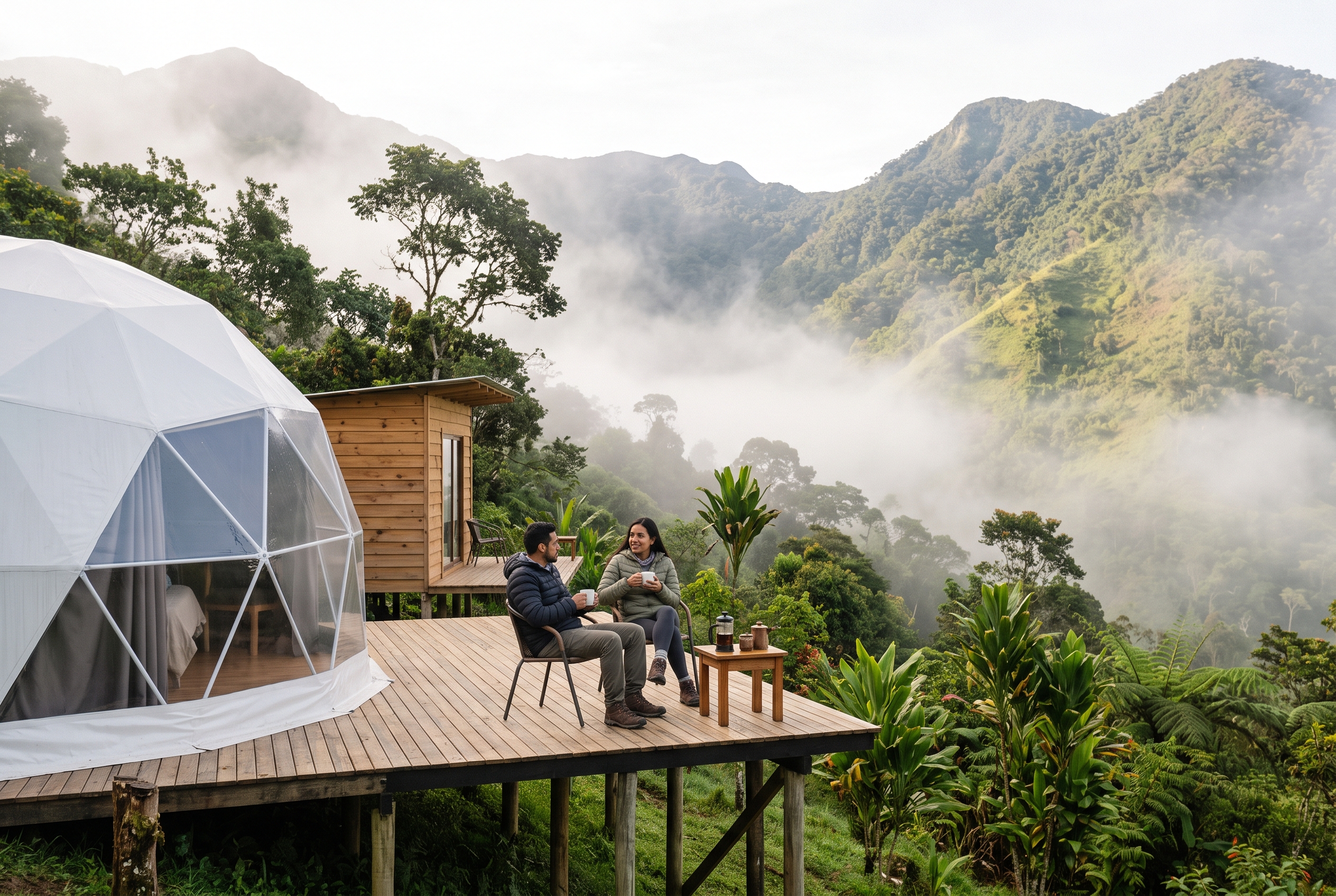 Fincas, posadas, cabañas, ecohoteles y glamping